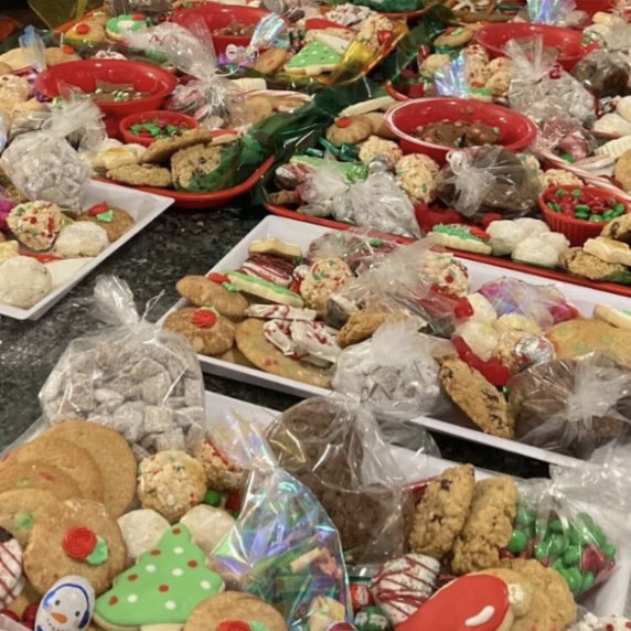 christmas cookie trays