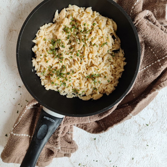 Homemade Spätzle (egg noodles)