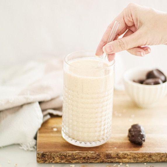Banana Smoothie with Peanut Butter