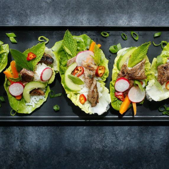 Korean Grilled Beef Lettuce Wraps
