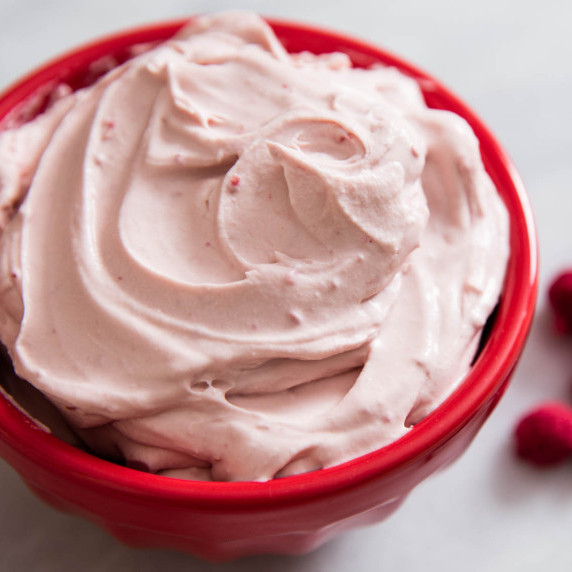Super-Thick and Fruity Food Processor Whipped Cream