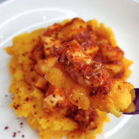 Tomato Chicken served with Mashed Potatoes