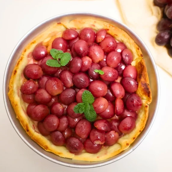 roasted grape tart