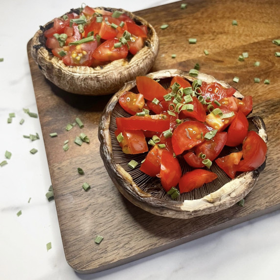Grilled Portobello Bruschetta 