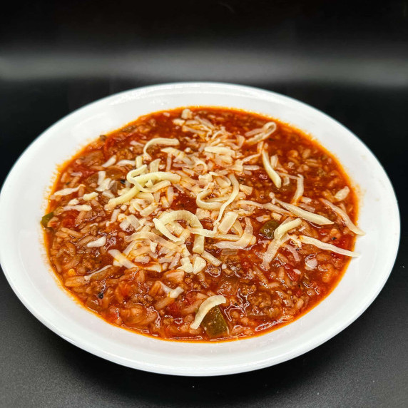 Homemade Beefy Stuffed Pepper Soup
