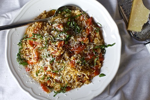 One-Pan Farro with Tomatoes