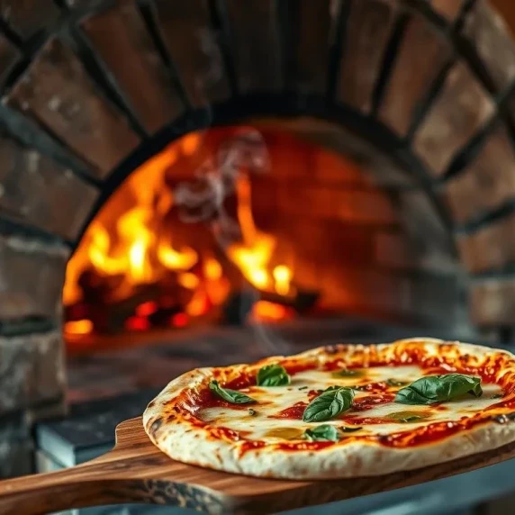 wood fire pizza