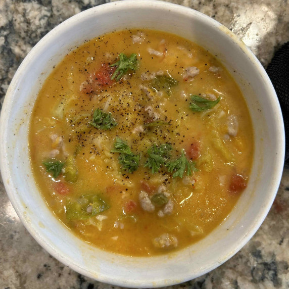 Instant Pot Butternut Squash and Sausage Soup