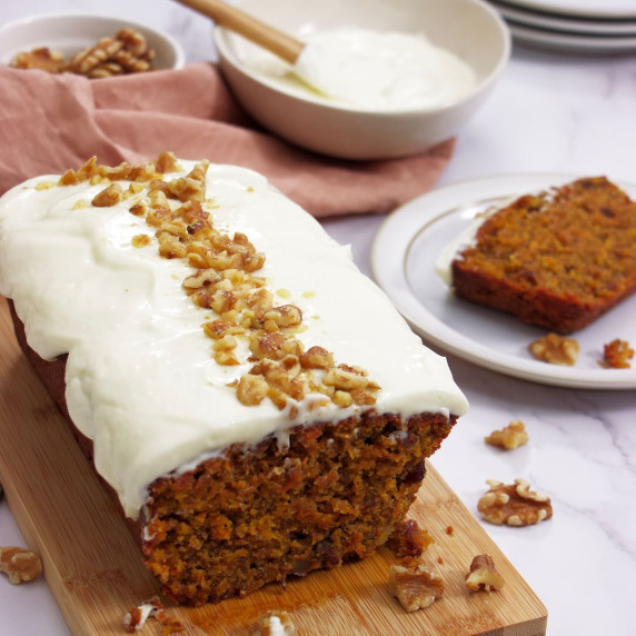 Carrot Cake with Yogurt Cream Frosting
