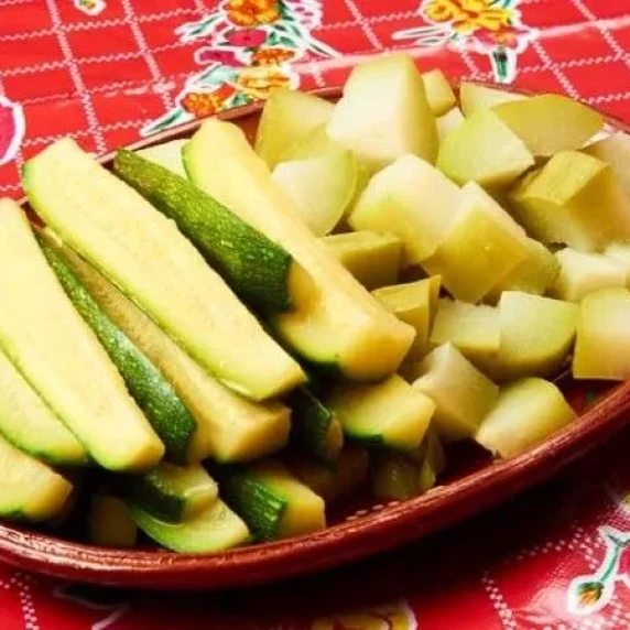 Chayote and Zucchini Squash Salad