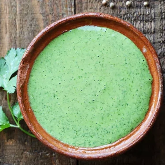 Creamy cilantro lime dressing