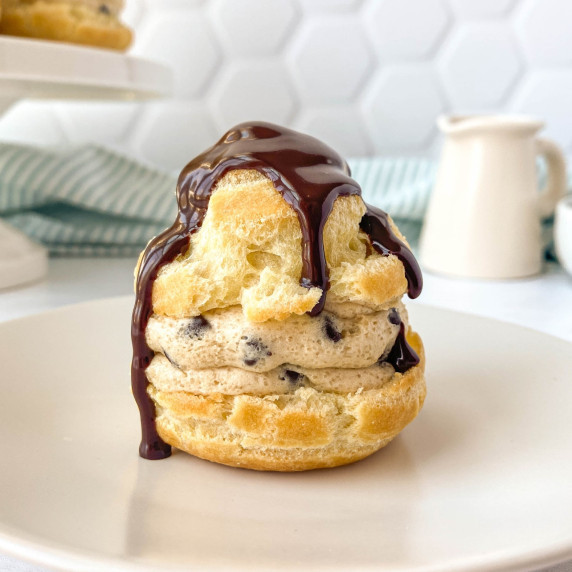 Cookie Dough Cream Puffs