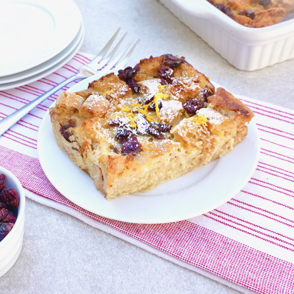 Cranberry Orange French Toast Bake