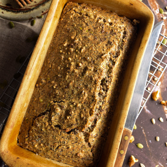 Nut and Seed Bread on the table
