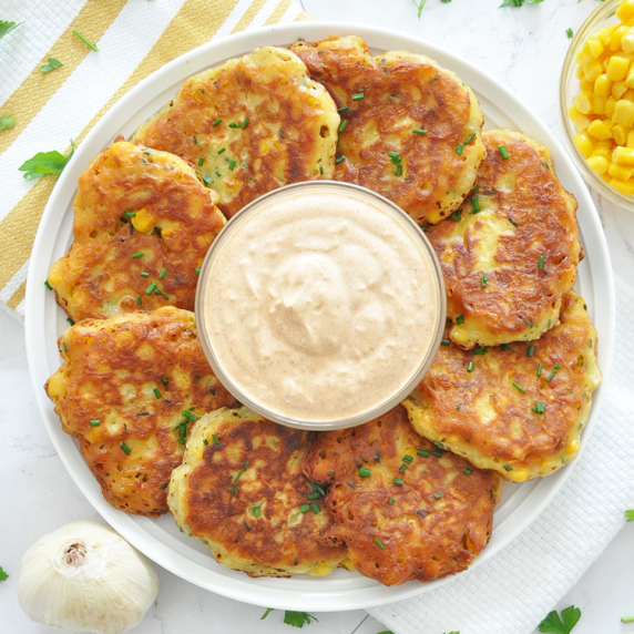 CRISPY Spanish Corn Fritters