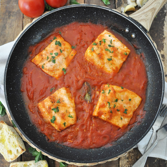 Salmon in Spanish Tomato Sauce