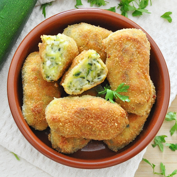 CRISPY Spanish Zucchini Croquettes