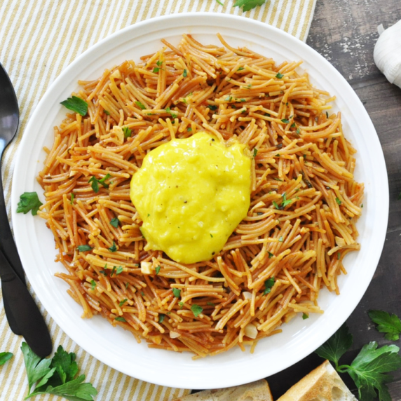 “Better than Takeout” Fried Garlic Noodles