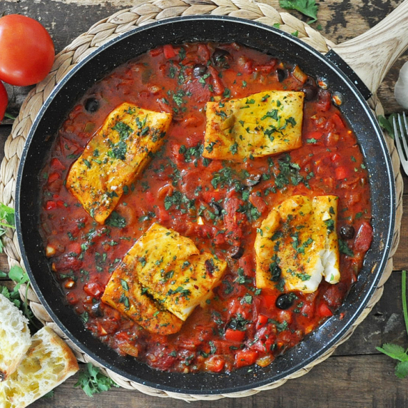 Mediterranean White Fish Shakshuka 