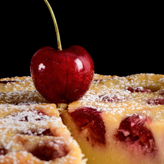 Cherry clafoutis