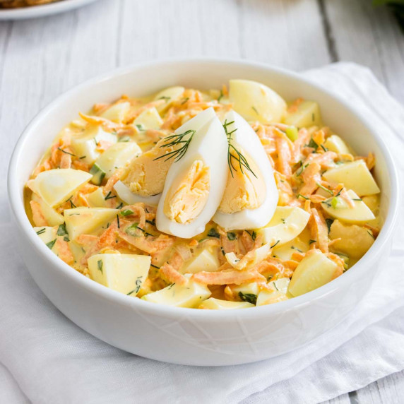 Egg Salad with Carrots