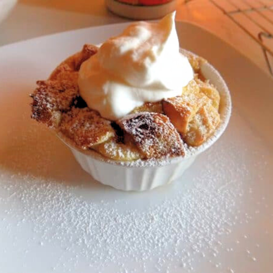 mini bread pudding by Faye's food