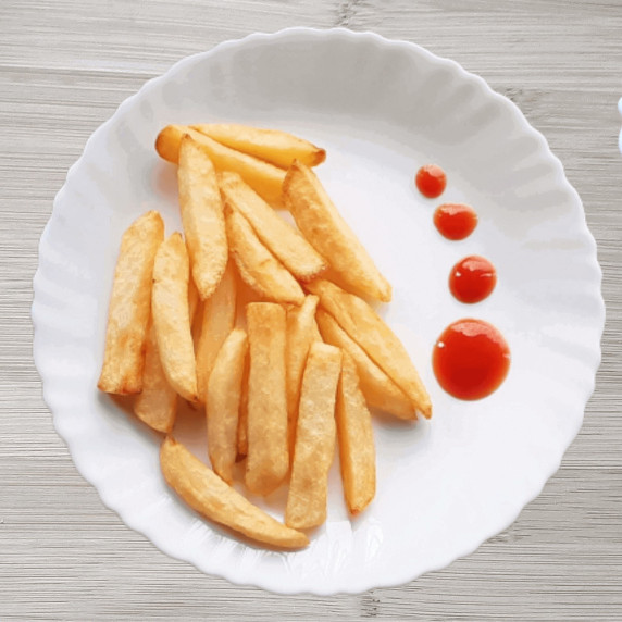 French fries in a plate