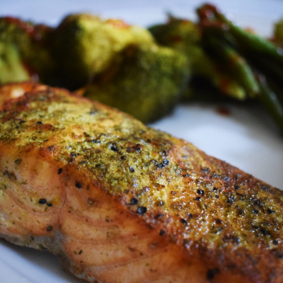 garlic pepper salmon easy recipe baked