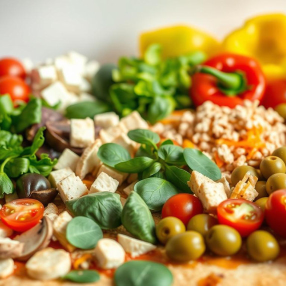 Homemade Vegan Pizza Toppings