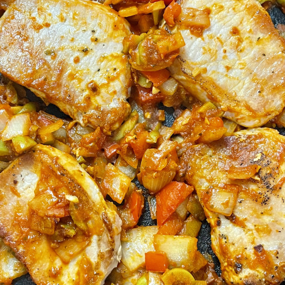 Dominican pork chop
