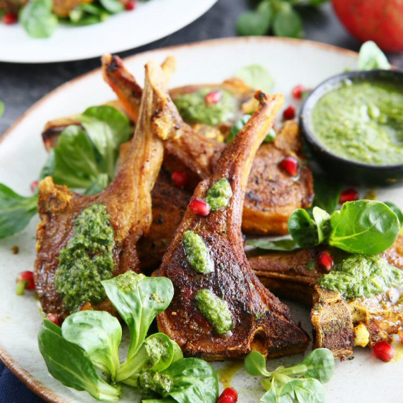 Lamb Chops with Salsa Verde