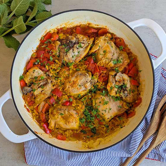 Easy arroz con pollo recipe