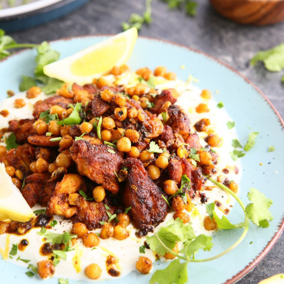 Smoky Spiced Chicken With Crispy Chickpeas