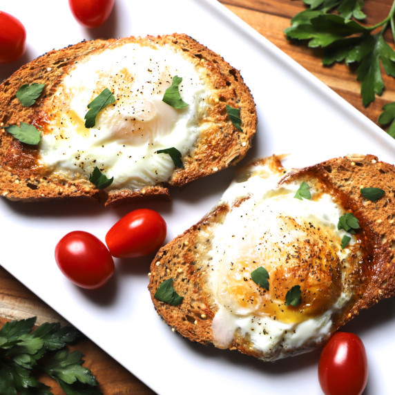 Air Fryer Egg Toast