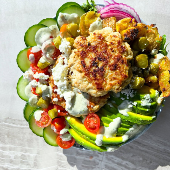 Healthy Cheeseburger Bowls