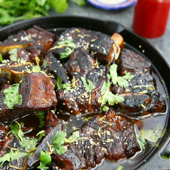 Black Garlic Beef Short Ribs
