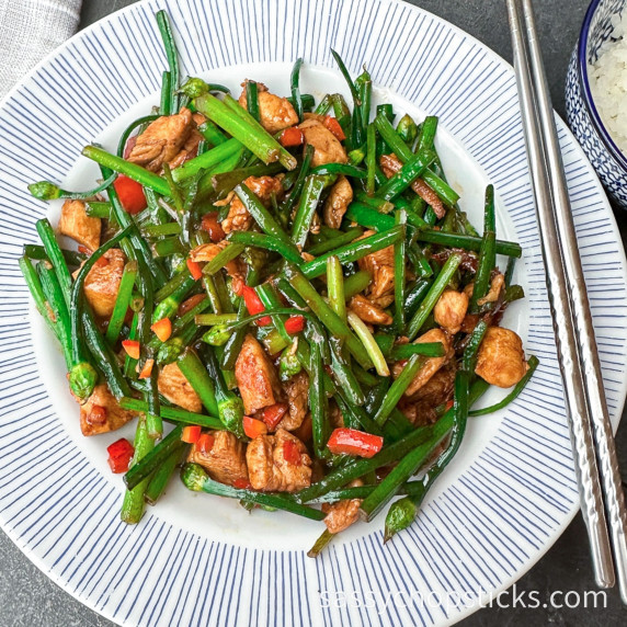 garlic chive flowers recipe