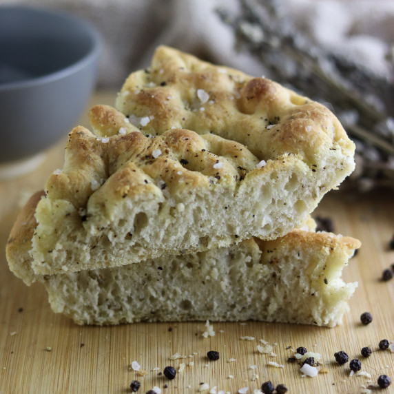 black pepper focaccia recipe