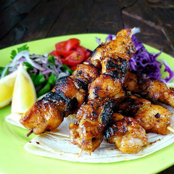 Turkish Tavuk shish Kebab