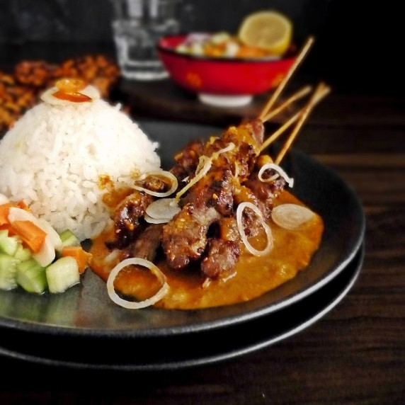 Indonesian satay