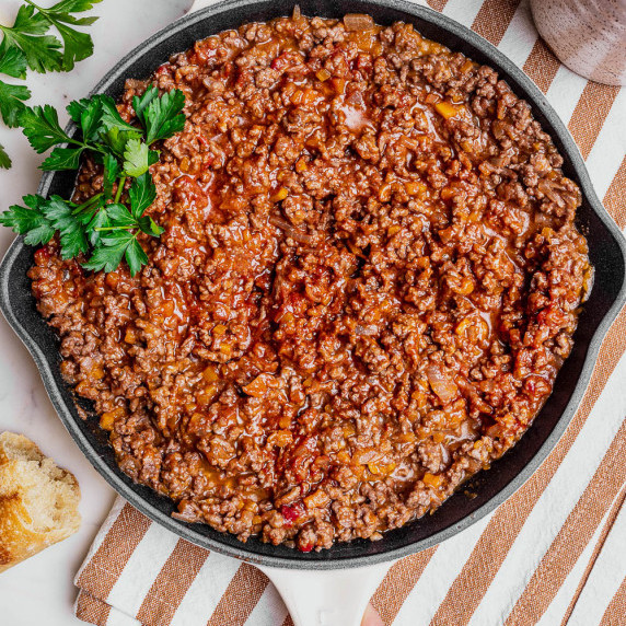 bolognese sauce still life