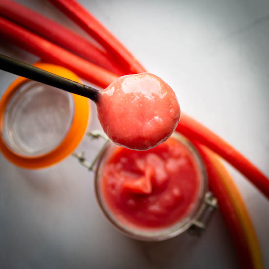 vegan, dessert, rhubarb, spring, easy