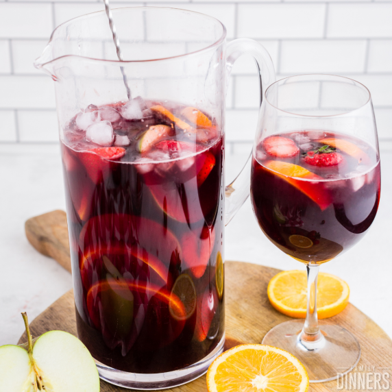 pitcher of sangria.