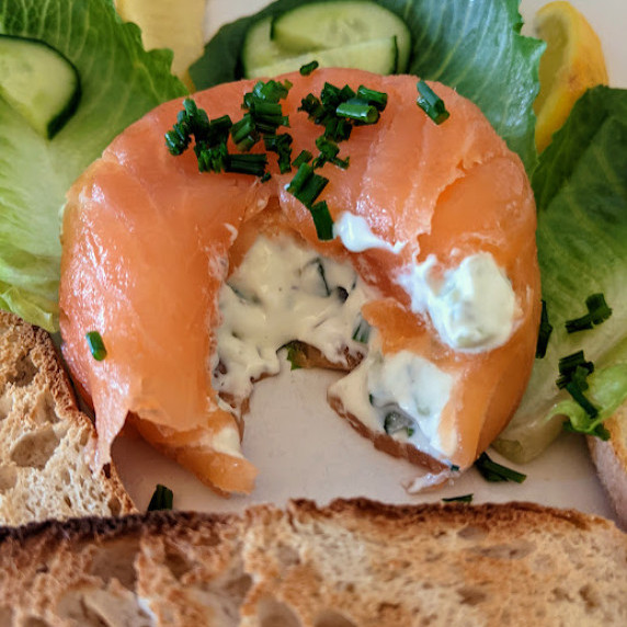 Garlick Bites | Smoked Salmon Fardels