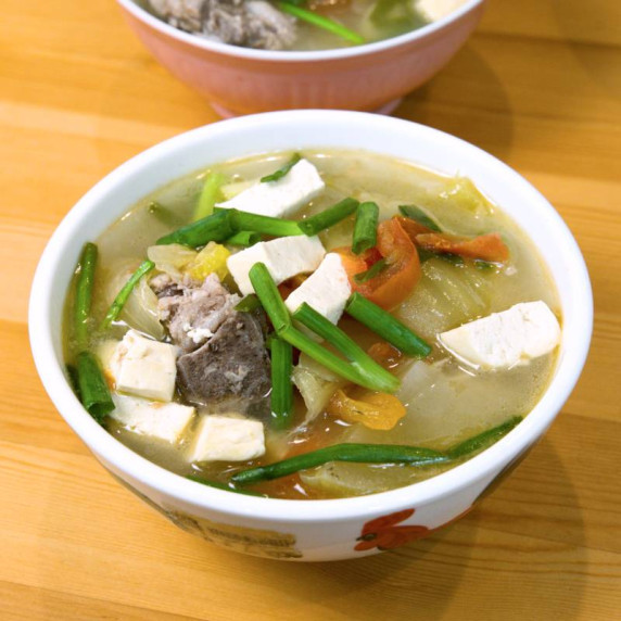 salted vegetable soup