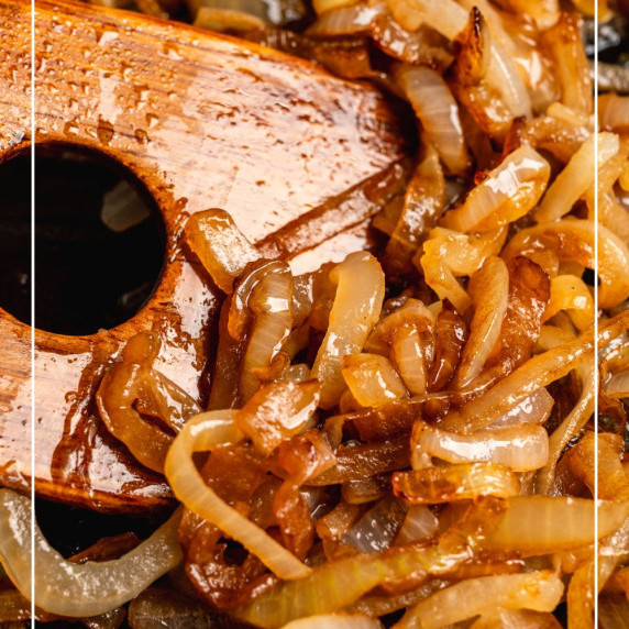 caramelized sauteed onions