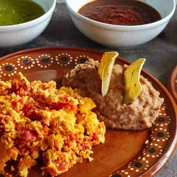Scrambled Eggs and Mexican Chorizo