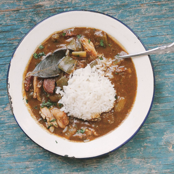 Chicken and Andouille Sausage Gumbo