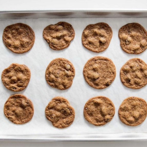 Tate's-Style Thin and Crispy Chocolate Chip Cookies