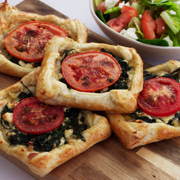 Spinach and Feta Galettes